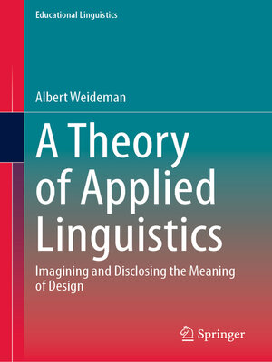 cover image of A Theory of Applied Linguistics